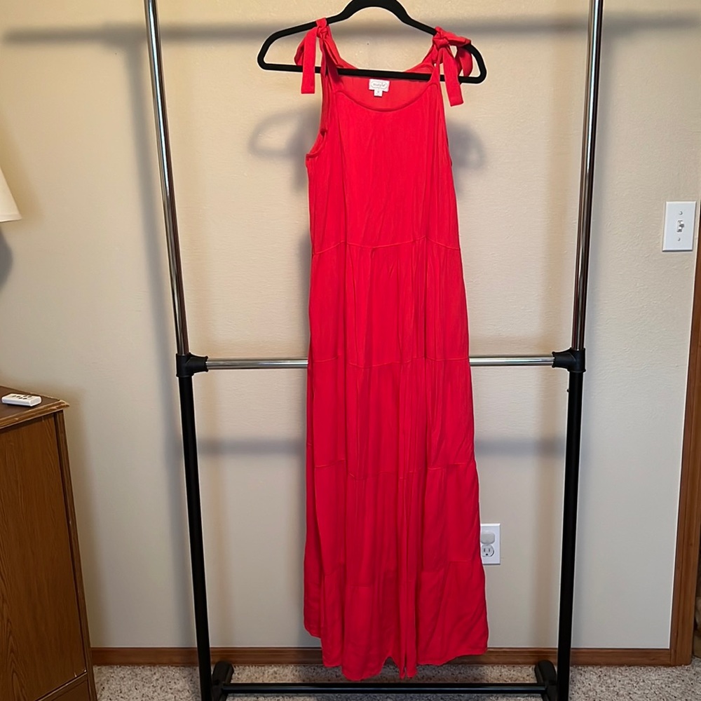 Mud Pie Pink Maxi Dress